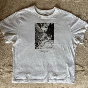 Abercrombie & Fitch White Graphic Tee